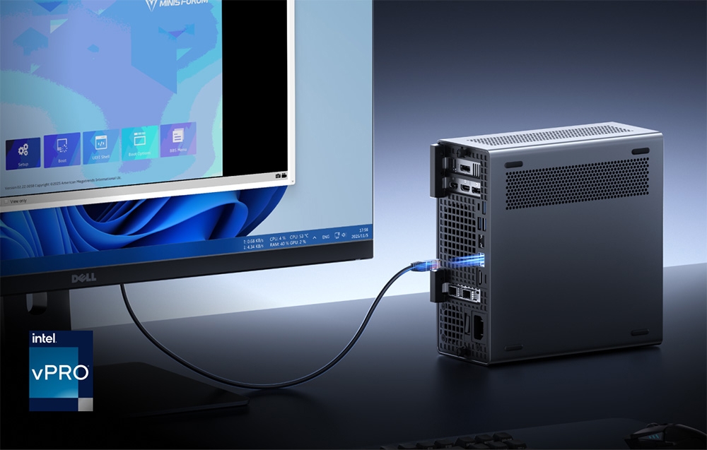 MINISFORUM MS-02U-235HX Intel Core Ultra 5 235HX barebone mini PC-2