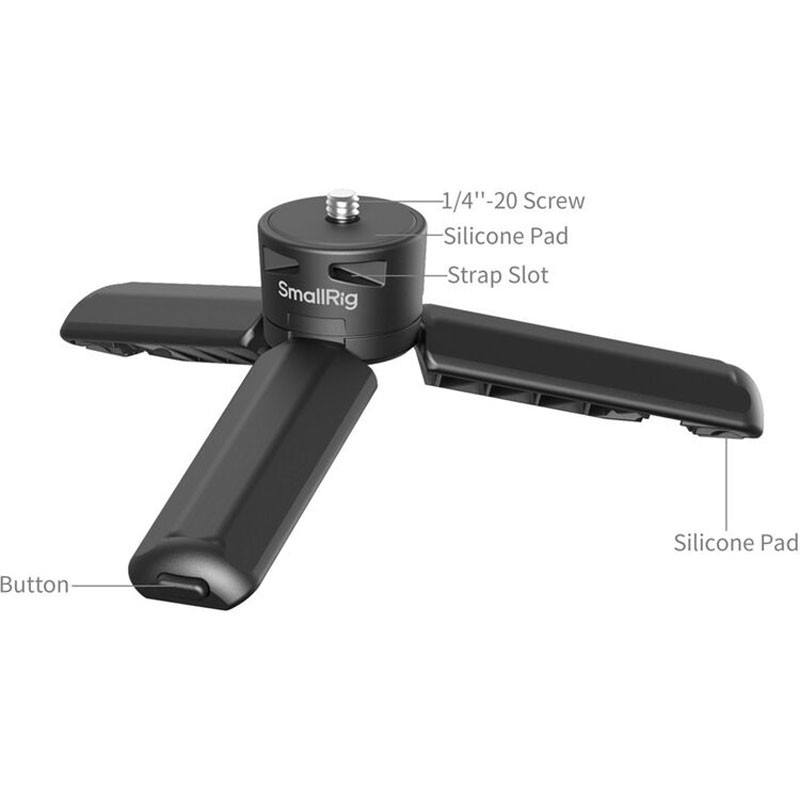 Smallrig 6049 mini tripod DJI Osmo Pocket 4 és Pocket 3 kamerához-2