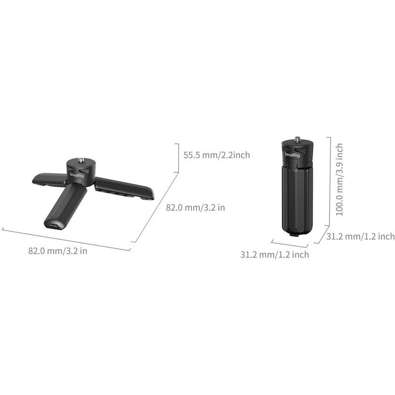 Smallrig 6049 mini tripod DJI Osmo Pocket 4 és Pocket 3 kamerához-3