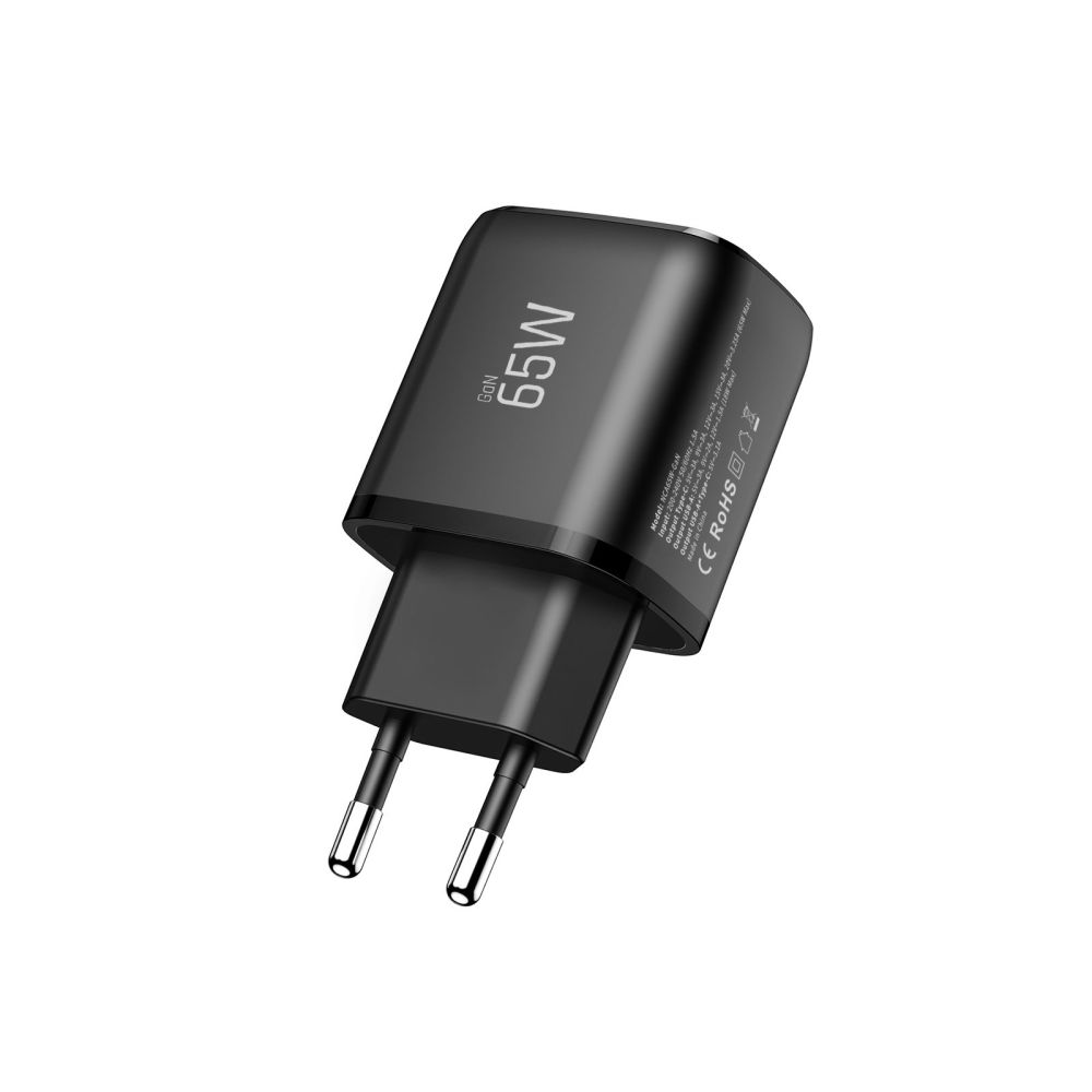 Tech-Protect NCA65W-GAN 2 portos hálózati töltő adapter PD 65W / QC3.0 fekete-5