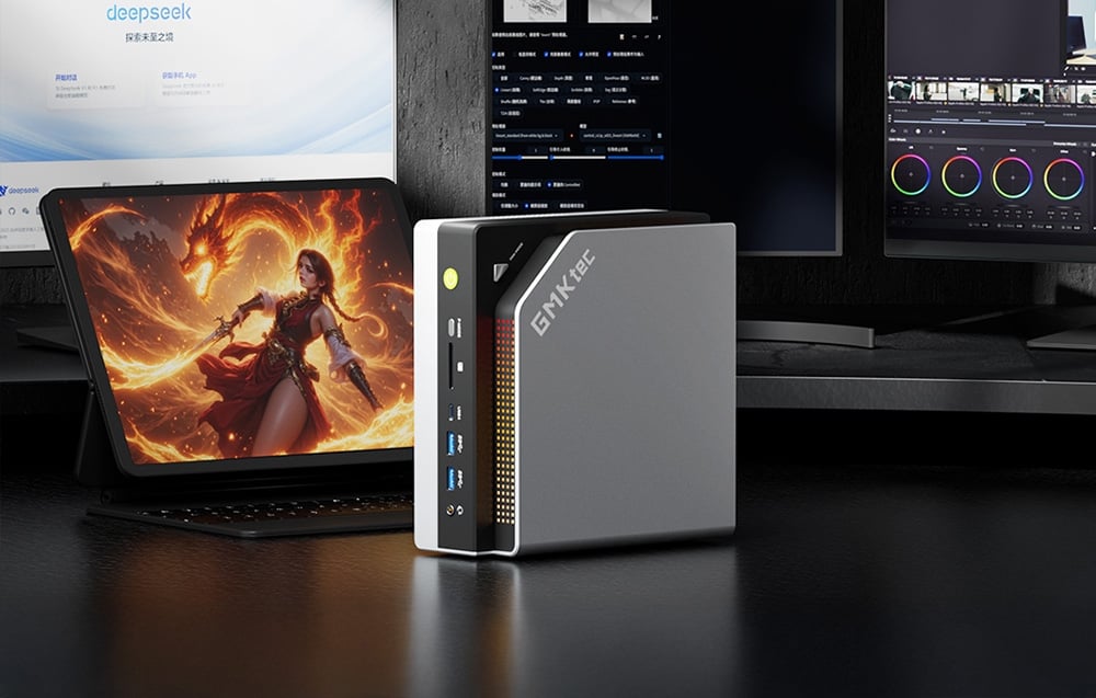 GMKtec EVO-X2 mini PC Ryzen AI Max+ 395 64GB 1TB Windows 11 Pro-1
