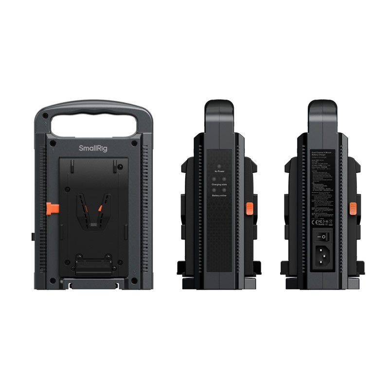 Smallrig 4578 Dual Channel V-Mount Battery Charger (European Standard)-2