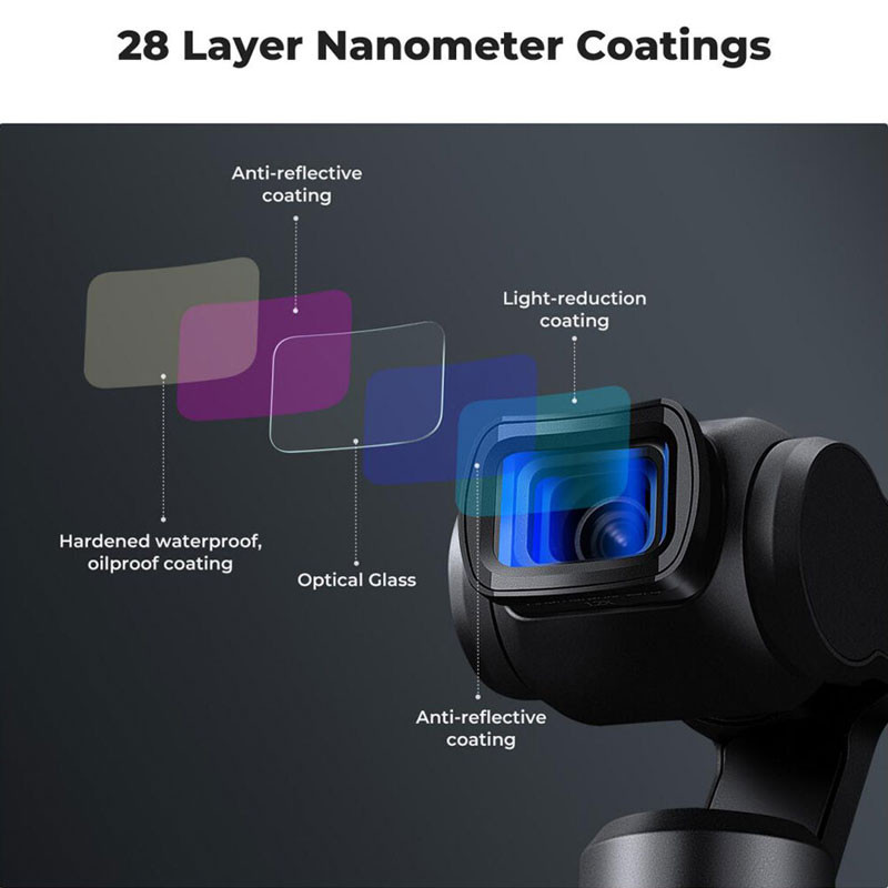 K&F Concept Magnetic 1.2x Anamorphic szűrő a DJI Osmo Pocket 3-hoz-2