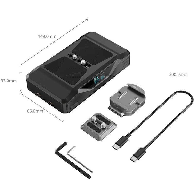 Smallrig 5248 CB75 Camera Base Battery Kit-6