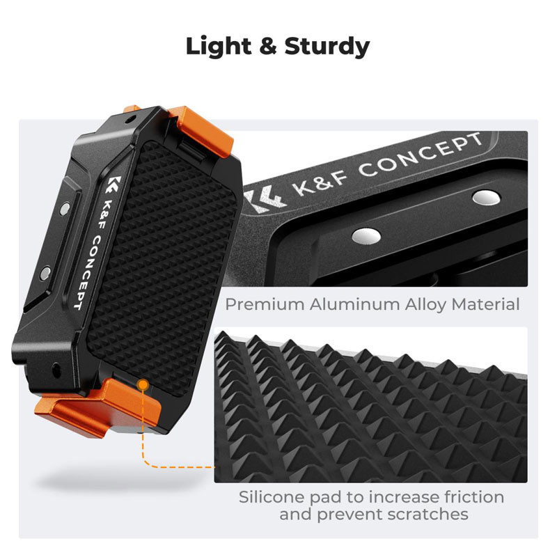 K&F Concept DJI Action 3/4/5 Pro mágneses rögzítő adapter-4