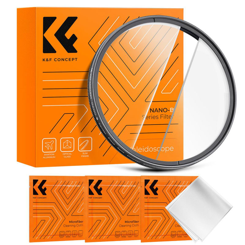 K&F Concept 77mm Nano-B Series Centerfield Split Diopter szűrő-0