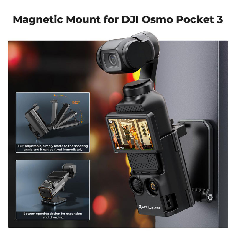 K&F Concept mágneses rögzítő DJI Osmo Pocket 3-hoz-1