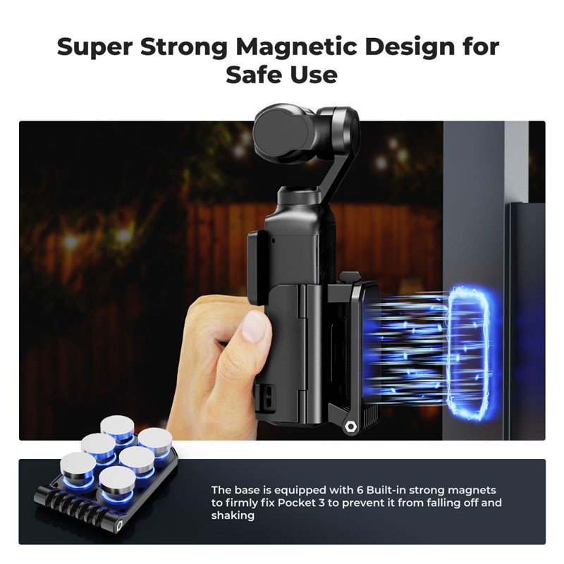 K&F Concept mágneses rögzítő DJI Osmo Pocket 3-hoz-3