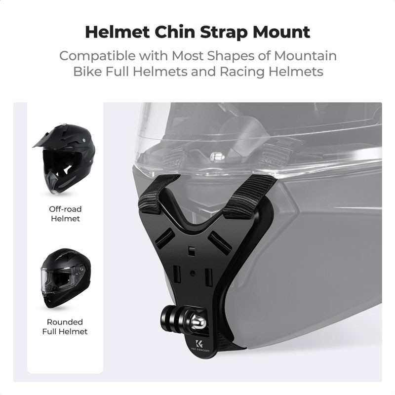 K&F Concept Helmet Chin Bracket for Action Cam-1