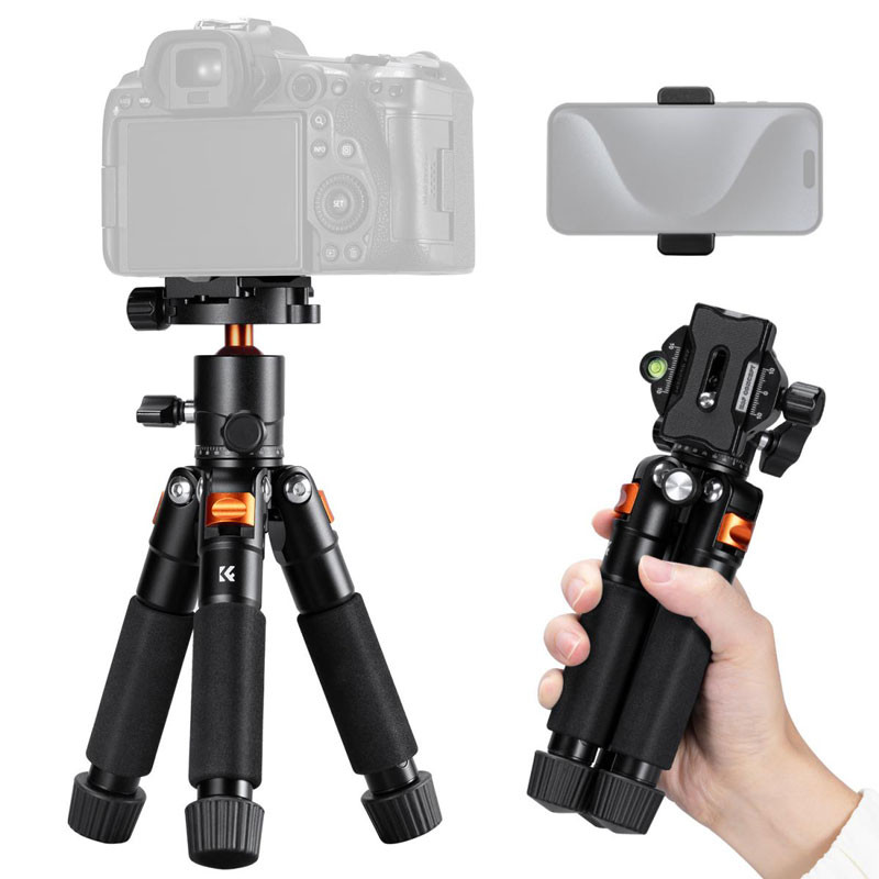 K&F Concept S225A0 Mini Tripod + BH-25L gömbfej-0