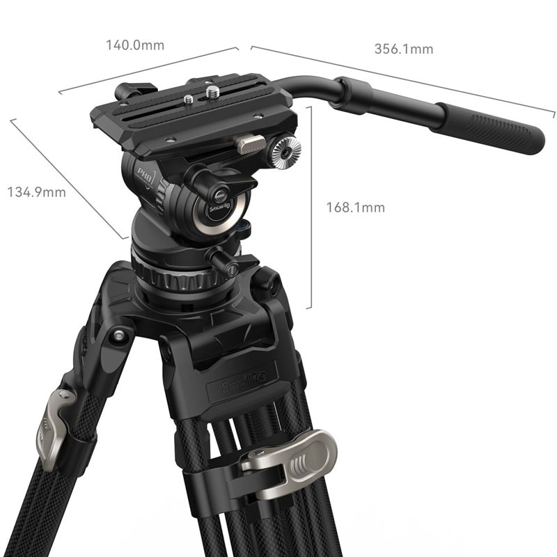 Smallrig 4465 AD-Pro8 Freeblazer Counter balance Carbon Fiber Video Tripod kit-2