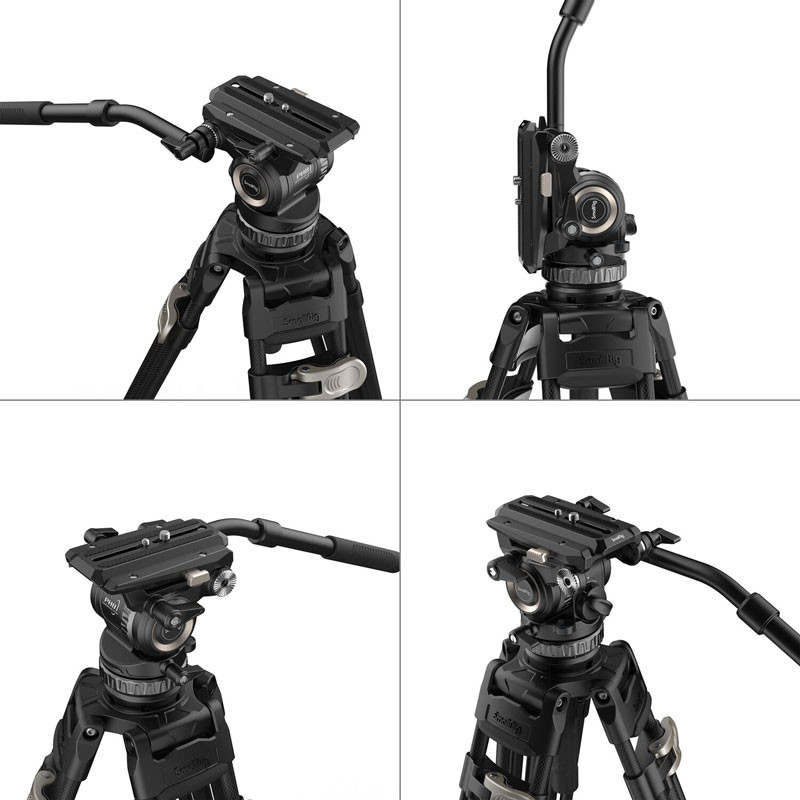 Smallrig 4465 AD-Pro8 Freeblazer Counter balance Carbon Fiber Video Tripod kit-3