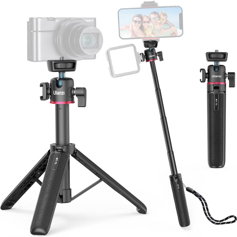 Ulanzi MT-73 Állvány 1/4-es vakupapucs csatlakozóval (55cm)-0