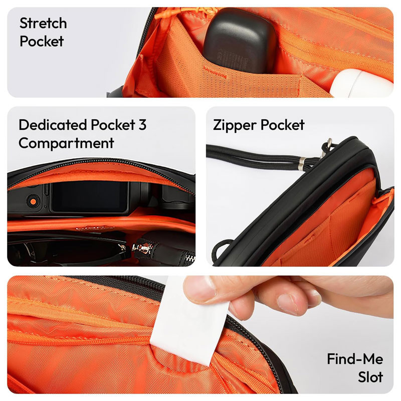 Ulanzi YY08 Techlite Sling oldaltáska (fekete)-1