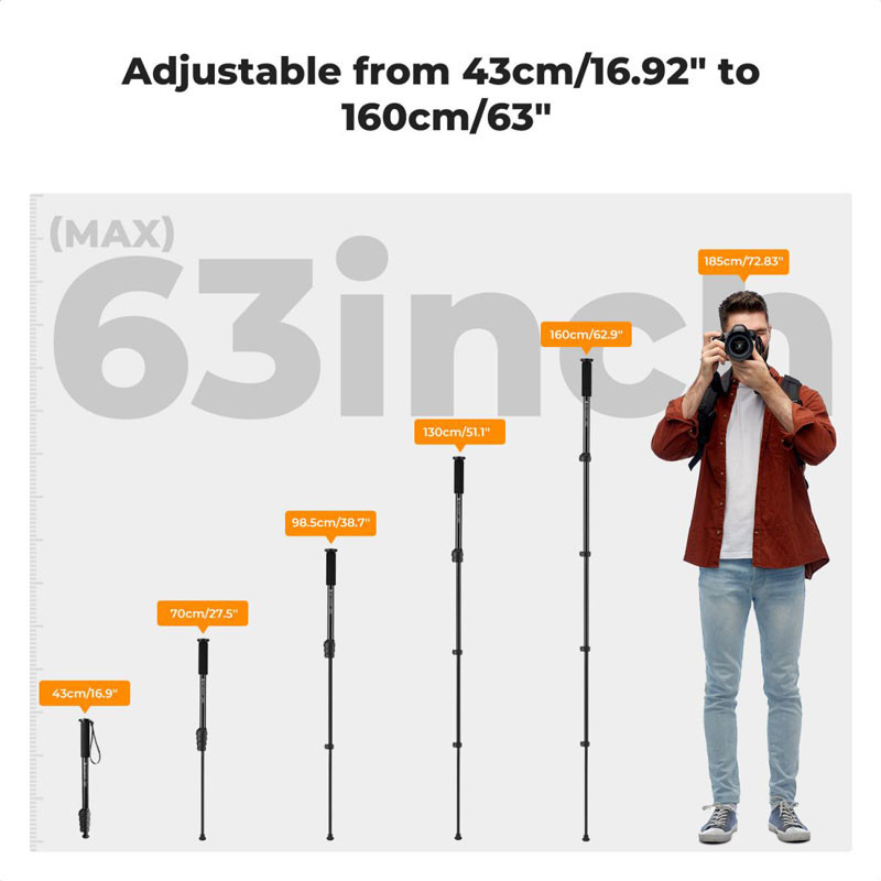 K&F Concept MS16 monopod állvány-3