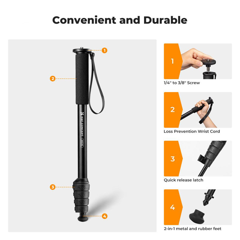 K&F Concept MS16 monopod állvány-4