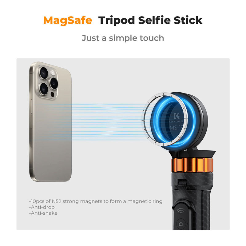 K&F Concept MS19 mágneses telefon állvány-1