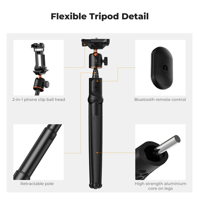 K&F Concept MS29 kihúzható flexibilis állvány-2