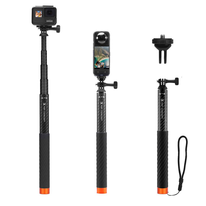K&F Concept MS22 láthatatlan szelfibot (127 cm)-0