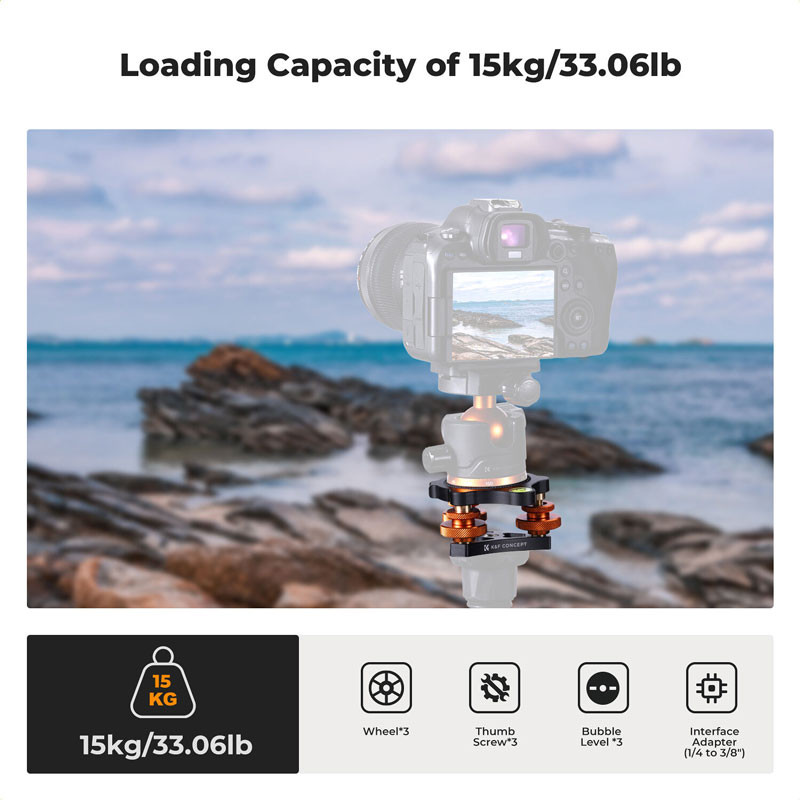 K&F Concept precíziós szintbeállító állványhoz-4