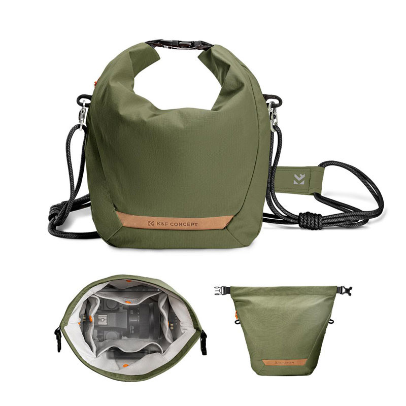 K&F Concept 5L Urban Wander 11 válltáska (zöld)-0