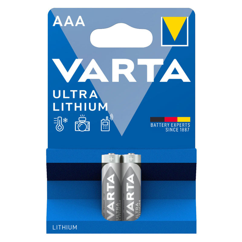 Varta Ultra Lithium AAA / LR03 elem - BL2-0