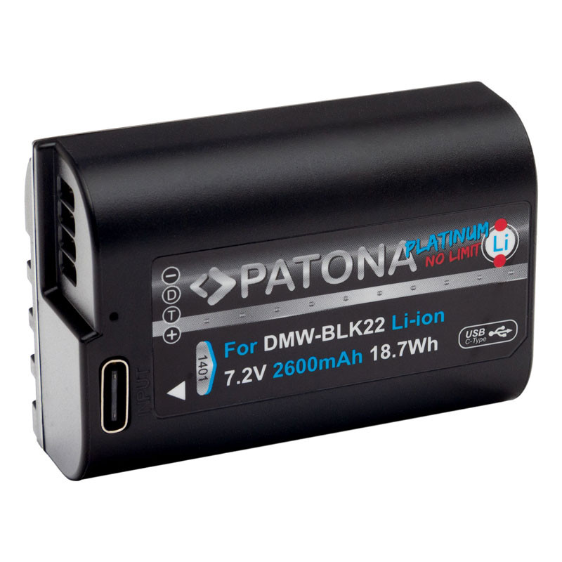 Patona Platinum DMW-BLK22 akkumulátor (USB-C)-1