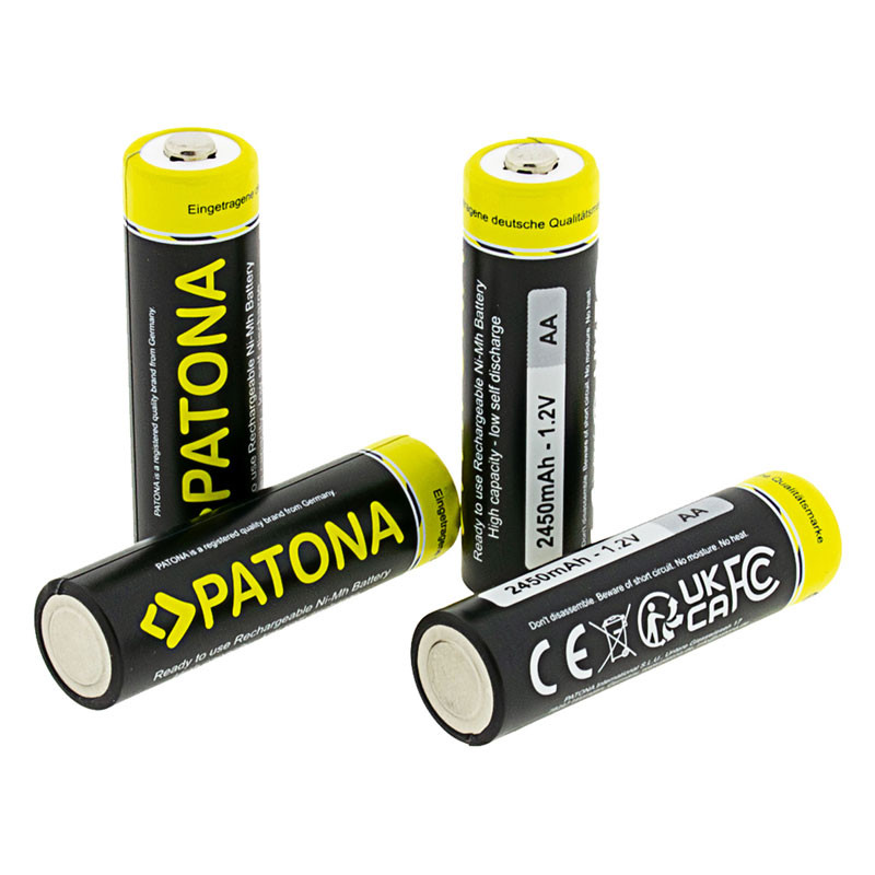 Patona 4x AA Mignon LR6 2200mAh elem-1
