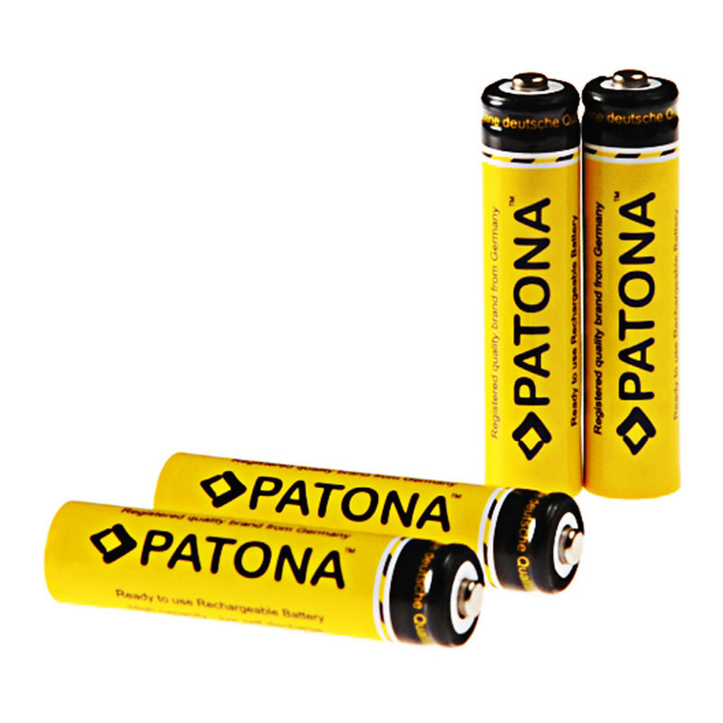 Patona 4x AAA Micro LR3 900mAh elem-1