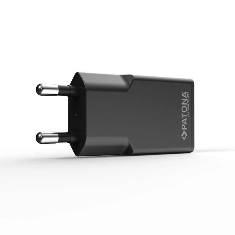 Patona Platinum GaN PD20W Flat hálózati adapter (fekete)-0