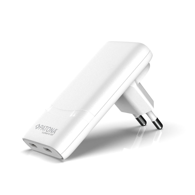 Patona Platinum GaN PD65W Flat hálózati adapter (fehér)-0