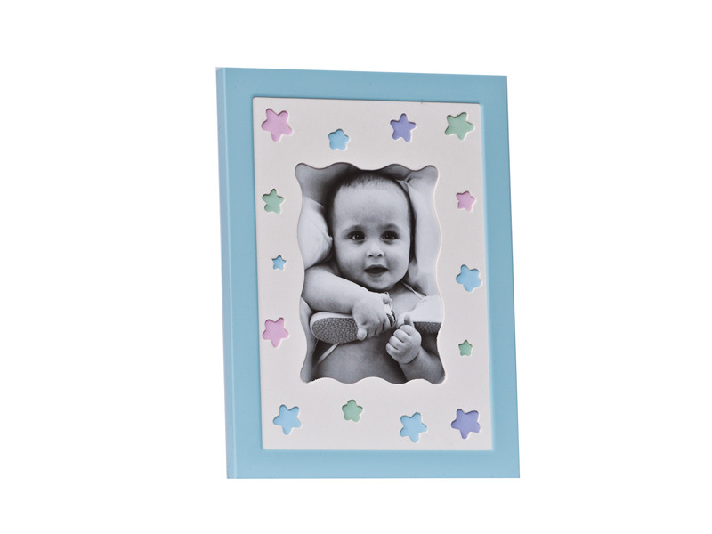 Fotoplus babás fém képkeret 14x19cm kék-0