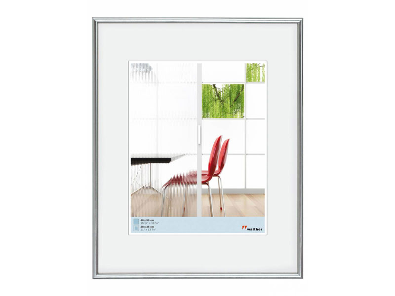 Walther Galeria műanyag képkeret 60x80 ezüst-0