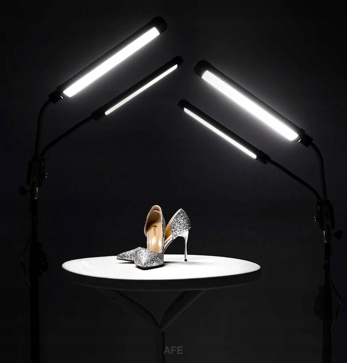 LED világítás dupla karral, állítható színhőmérséklettel 50W 2m állvánnyal-7