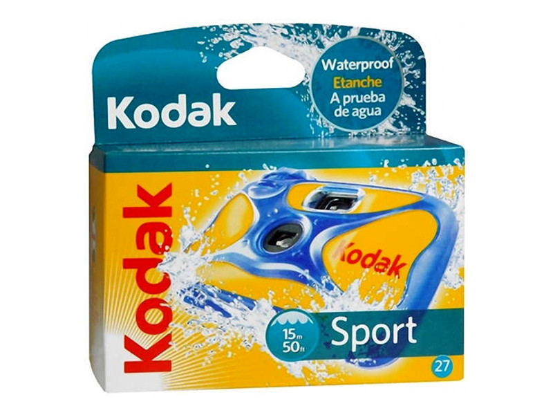 Kodak Sport 800 27 képkockás vízalatti egyszer használatos fényképezőgép-0