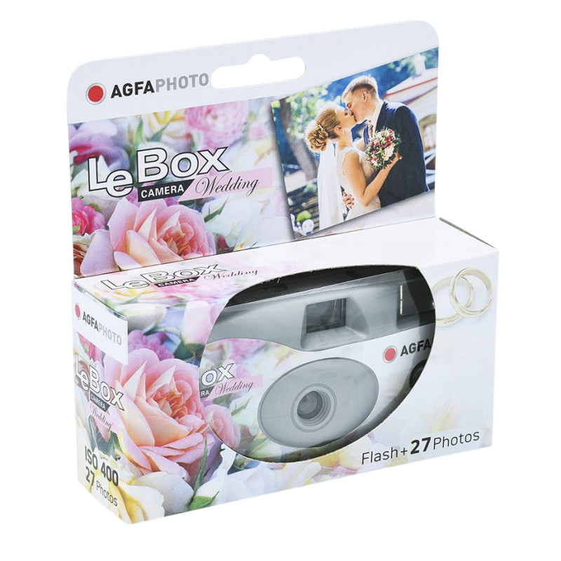 Agfa LeBox Wedding vakus egyszer használatos fényképezőgép-0