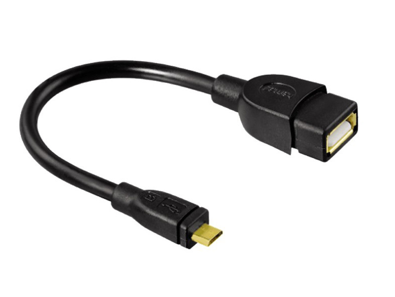 Hama micro usb-usb female a adapter 0,15m-0