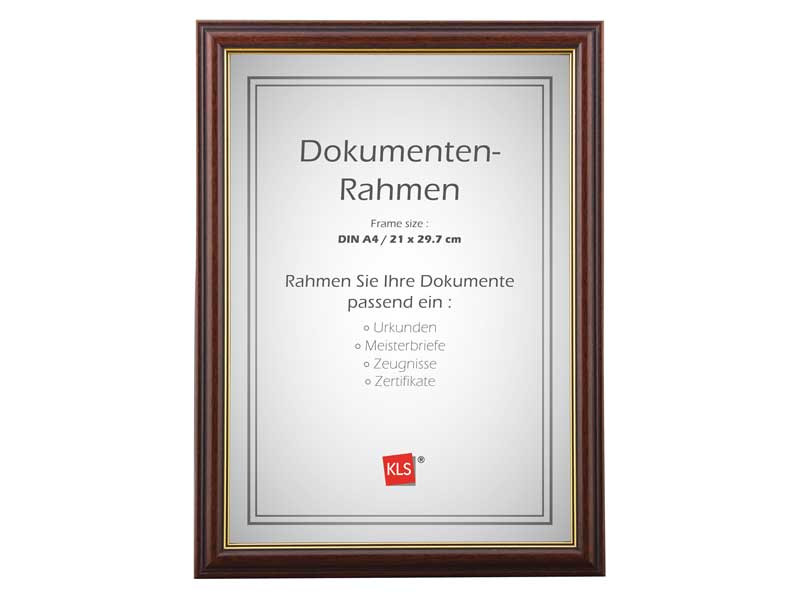 Kls Műanyag Dokumentum Képkeret 21x29,7 tölgy-0