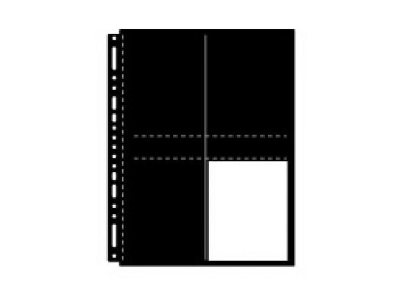 Henzo Zsebes betétlap 8x9x13 fekete-0