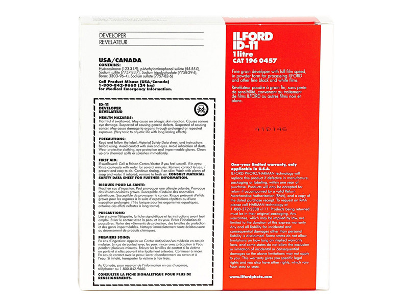Ilford ID-11 Developer 1L CAT-1960457-0
