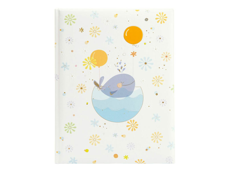 Goldbuch Little Whale kék vendégkönyv-0