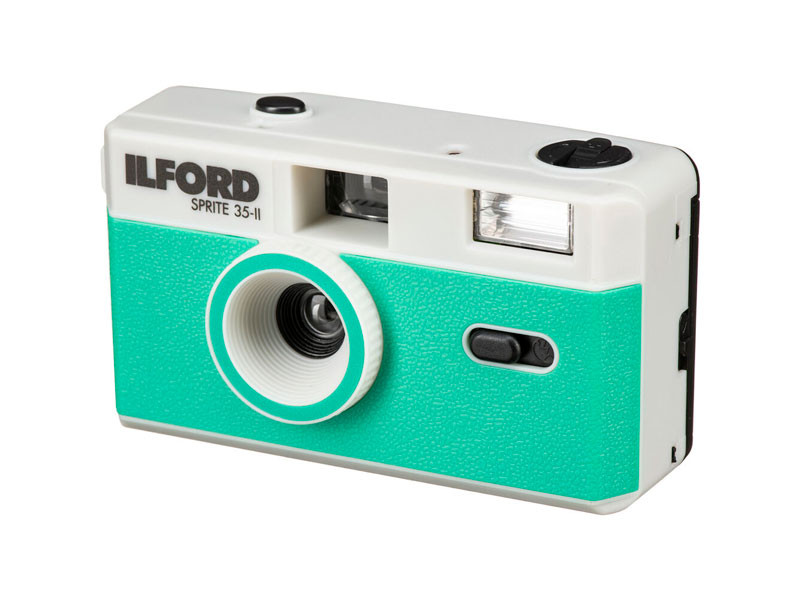 Ilford Sprite 35-II analóg fényképezőgép (ezüst-teal)-1