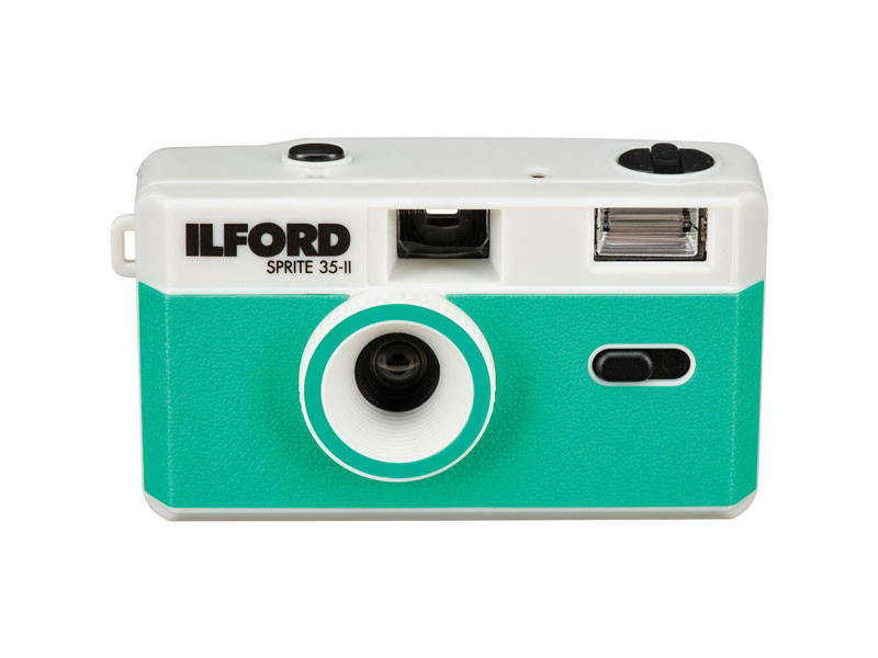 Ilford Sprite 35-II analóg fényképezőgép (ezüst-teal)-0