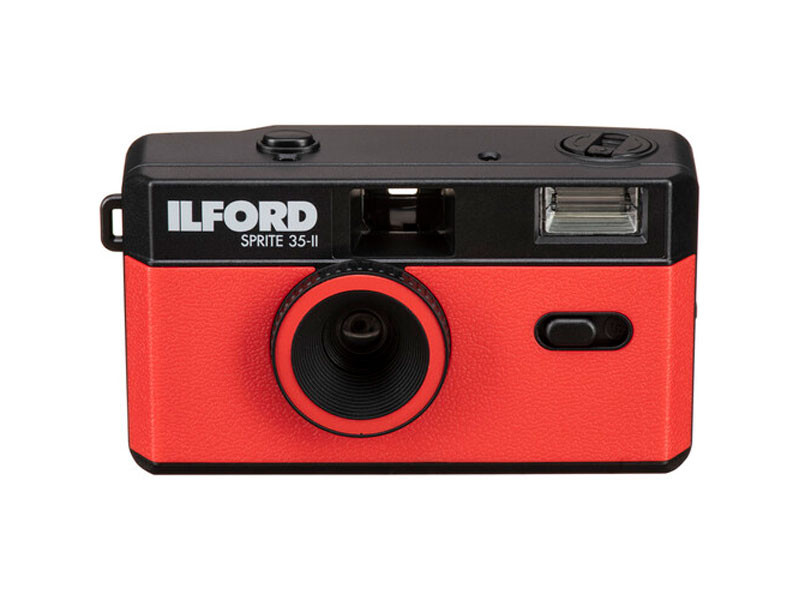 Ilford Sprite 35-II analóg fényképezőgép (fekete-piros)-0