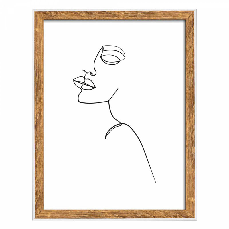 Walther Silhouette 15x20 fa képkeret natúr-0