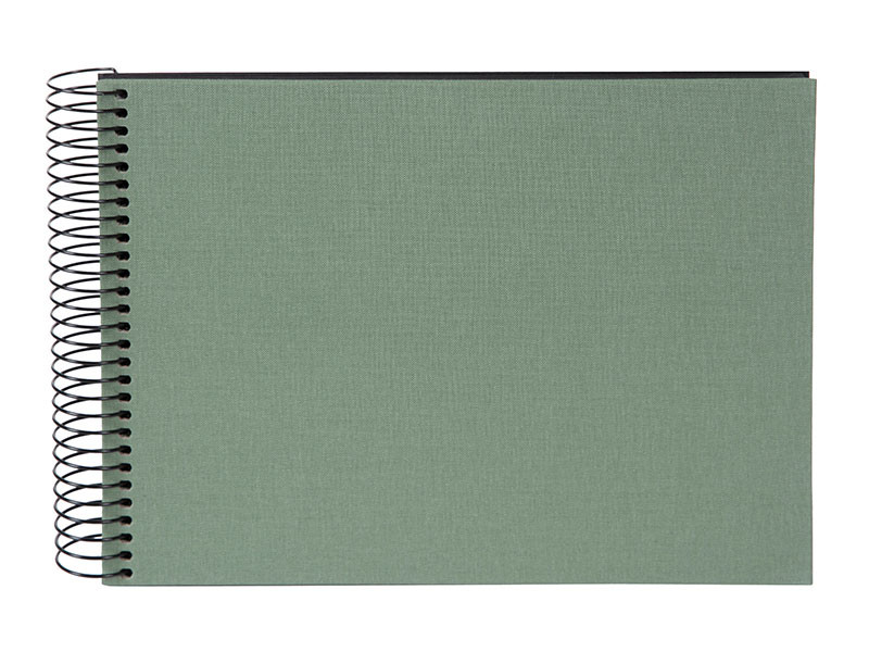 Goldbuch Bella Vista Spirál Fotóalbum 40/24x17 Pasztell Sötétzöld-0