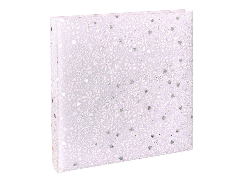 Goldbuch Finamente 30x31 esküvői fotóalbum lilac ezüst-1