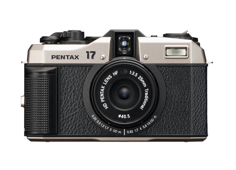 Pentax 17 analóg kompakt fényképezőgép (ezüst)-0