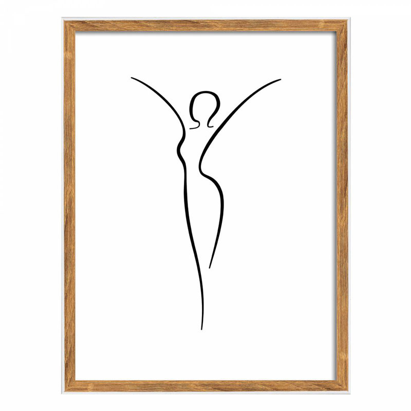 Walther Silhouette 30x40 képkeret natúr-0