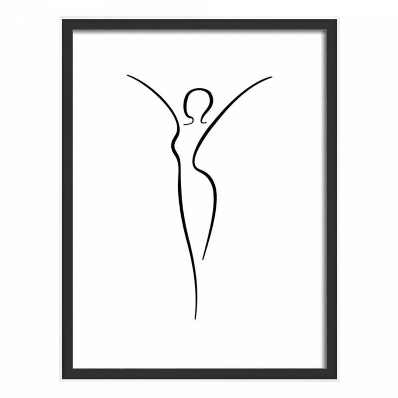 Walther Silhouette 30x40 képkeret fekete-0